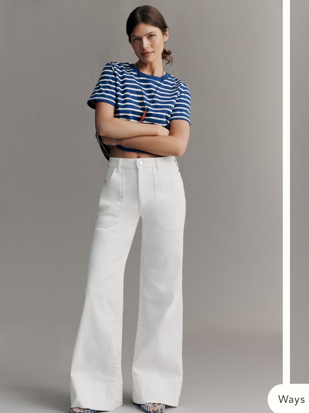 Pilcro Rylan Relaxed High Rise Flare Jeans